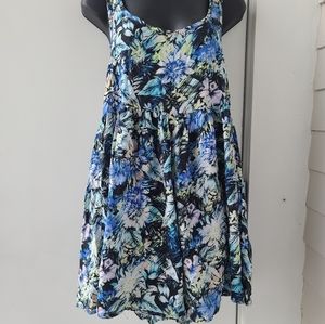 Multicolor Semi-Flowy Floral Tank Romper